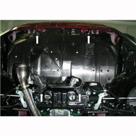 Kolchuga Защита двигателя, КПП и радиатора на Subaru Forester III '08-12 (V-2,0, установка сверху)