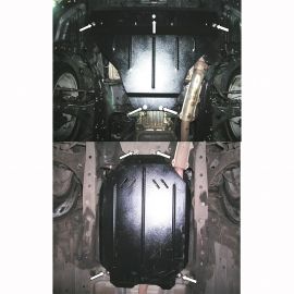 Kolchuga Защита двигателя, КПП и радиатора на Subaru Outback IV '09-14 (АКПП)
