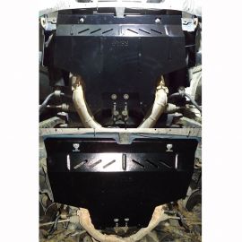 Kolchuga Защита двигателя, КПП, радиатора и редуктора заднего моста на Subaru Forester I '97-02