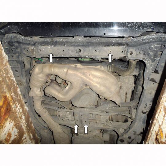 Kolchuga Защита двигателя, КПП, радиатора и редуктора заднего моста на Subaru Forester II '02-08 (ZiPoFlex-оцинковка) Kolchuga Защита двигателя, КПП, радиатора и редуктора заднего моста на Subaru Forester II '02-08 (ZiPoFlex-оцинковка)