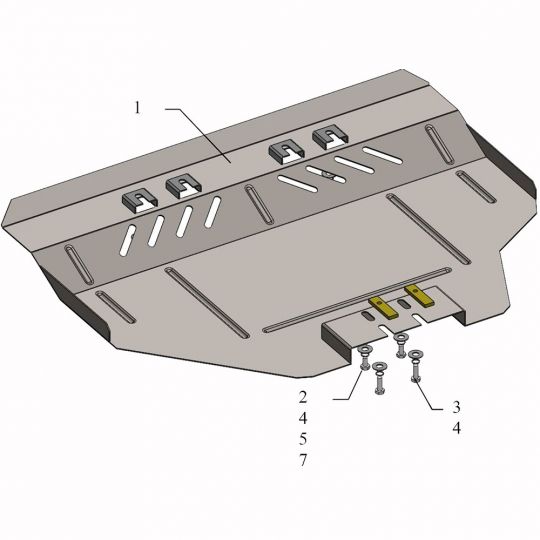 Kolchuga Защита двигателя, КПП, радиатора и редуктора заднего моста на Subaru Forester II '02-08 (ZiPoFlex-оцинковка) Kolchuga Защита двигателя, КПП, радиатора и редуктора заднего моста на Subaru Forester II '02-08 (ZiPoFlex-оцинковка)