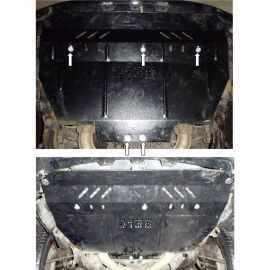 Kolchuga Защита двигателя, КПП, радиатора и редуктора заднего моста на Subaru Impreza II '00-07
