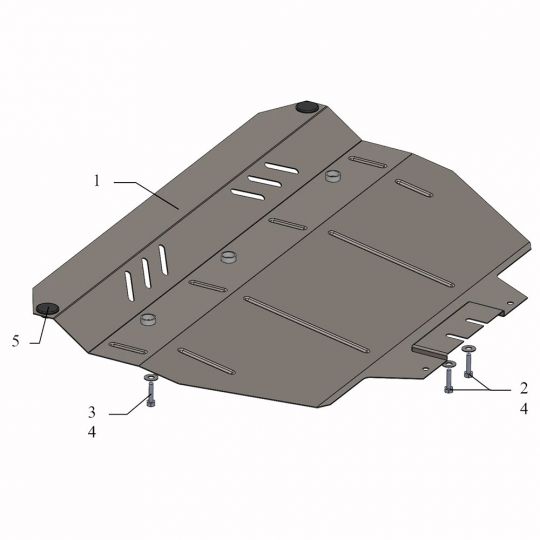 Kolchuga Защита двигателя, КПП, радиатора и редуктора заднего моста на Subaru Impreza II '00-07 Kolchuga Защита двигателя, КПП, радиатора и редуктора заднего моста на Subaru Impreza II '00-07