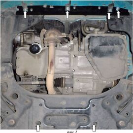 Kolchuga Защита двигателя, КПП и радиатора на Suzuki Splash '08-