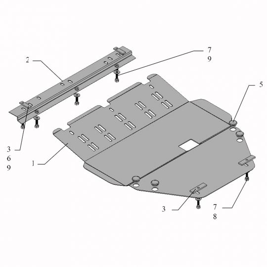Kolchuga Защита двигателя, КПП и радиатора на Suzuki Swift IV '05-10 (ZiPoFlex-оцинковка) Kolchuga Защита двигателя, КПП и радиатора на Suzuki Swift IV '05-10 (ZiPoFlex-оцинковка)