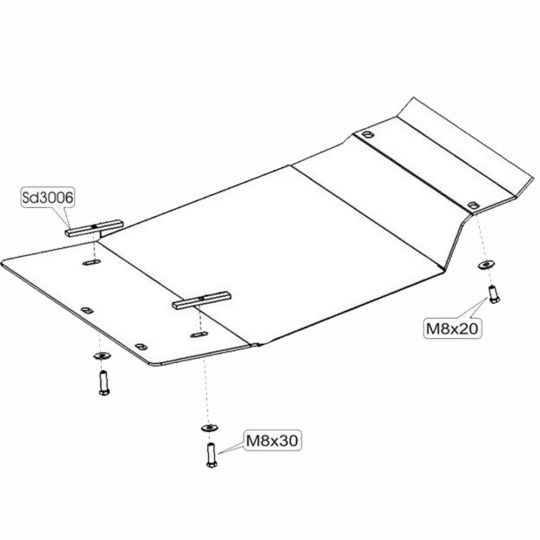 Kolchuga Защита двигателя на Suzuki Grand Vitara I '98-05 Kolchuga Защита двигателя на Suzuki Grand Vitara I '98-05