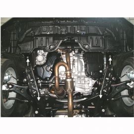 Kolchuga Защита двигателя и КПП на Toyota Aurion II '12- (ZiPoFlex-оцинковка)