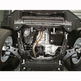 Kolchuga Защита двигателя и КПП на Toyota Highlander II '08-13 (ZiPoFlex-оцинковка)