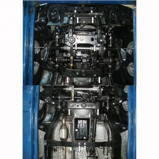 Kolchuga Защита двигателя и КПП на Toyota Hilux VII '04-