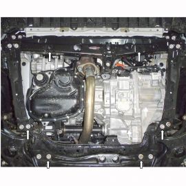 Kolchuga Защита двигателя и КПП на Toyota RAV4 IV '13- hybrid