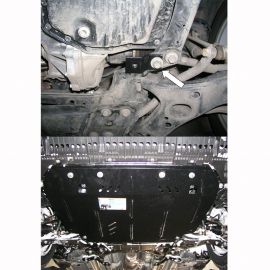 Kolchuga Защита двигателя, КПП и радиатора на Toyota Auris I '07-12 (V-1,3)