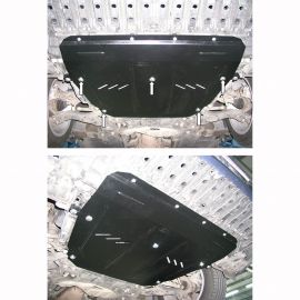 Kolchuga Защита двигателя, КПП и радиатора на Toyota Avensis III '09-18 (ZiPoFlex-оцинковка)
