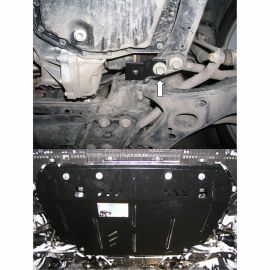Kolchuga Защита двигателя, КПП и радиатора на Toyota Corolla (E14/E15) '06-12