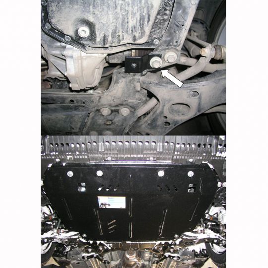 Kolchuga Защита двигателя, КПП и радиатора на Toyota Corolla (E14/E15) '06-12 (V-1,3) Kolchuga Защита двигателя, КПП и радиатора на Toyota Corolla (E14/E15) '06-12 (V-1,3)