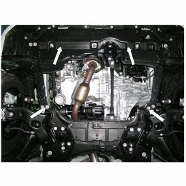 Kolchuga Защита двигателя, КПП и радиатора на Toyota Corolla (E14/E15) '06-12 (V-1,3)