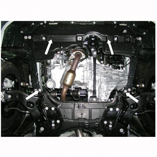 Kolchuga Защита двигателя, КПП и радиатора на Toyota Corolla (E14/E15) '06-12 (V-1,3) Kolchuga Защита двигателя, КПП и радиатора на Toyota Corolla (E14/E15) '06-12 (V-1,3)