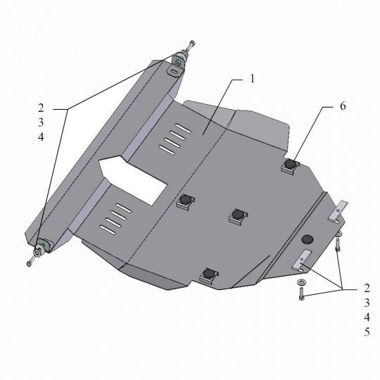 Kolchuga Защита двигателя, КПП и радиатора на Toyota Corolla (E16/E17) '12- (V-1,8) (ZiPoFlex-оцинковка) Kolchuga Защита двигателя, КПП и радиатора на Toyota Corolla (E16/E17) '12- (V-1,8) (ZiPoFlex-оцинковка)