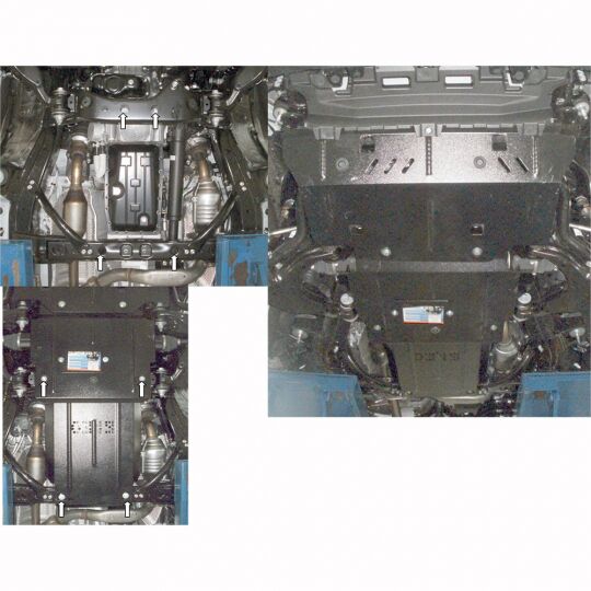 Kolchuga Защита двигателя, КПП и радиатора на Toyota Land Cruiser Prado 150 '09- (V-2,7i; 3.0D) Kolchuga Защита двигателя, КПП и радиатора на Toyota Land Cruiser Prado 150 '09- (V-2,7i; 3.0D)