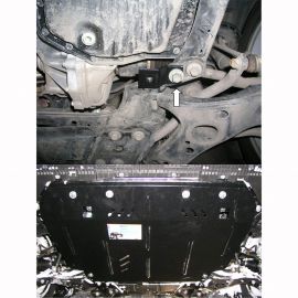 Kolchuga Защита двигателя, КПП и радиатора на Toyota Prius III '09-15 (ZiPoFlex-оцинковка)