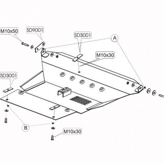Kolchuga Защита двигателя, КПП и радиатора на Toyota RAV4 II '00-05 Kolchuga Защита двигателя, КПП и радиатора на Toyota RAV4 II '00-05