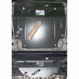Kolchuga Защита двигателя, КПП и радиатора на Toyota RAV4 III '05-16 (V-2,0; 2,5) (ZiPoFlex-оцинковка)