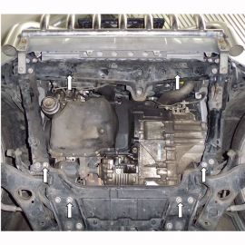 Kolchuga Защита двигателя, КПП и радиатора на Toyota RAV4 III '05-16 (V-2,2D)