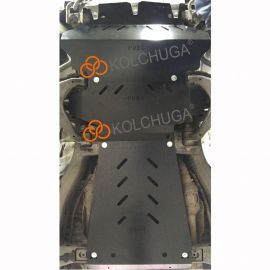 Kolchuga Защита двигателя, КПП и радиатора на Toyota Sequoia II '08- (ZiPoFlex-оцинковка)