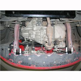 Kolchuga Защита двигателя, КПП и радиатора на Toyota Yaris II '06-11 (ZiPoFlex-оцинковка)