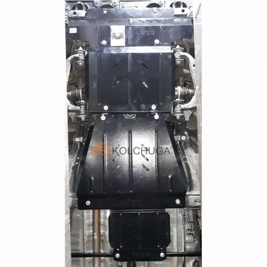 Kolchuga Защита двигателя, КПП, радиатора, РКПП и переднего моста на Toyota Hilux VIII '15- (ZiPoFlex-оцинковка) Kolchuga Защита двигателя, КПП, радиатора, РКПП и переднего моста на Toyota Hilux VIII '15- (ZiPoFlex-оцинковка)