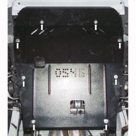 Kolchuga Защита двигателя, КПП и радиатора на Lada Largus '12- (ZiPoFlex-оцинковка)