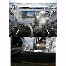 Kolchuga Защита двигателя, КПП и радиатора на Lada Priora '07-18