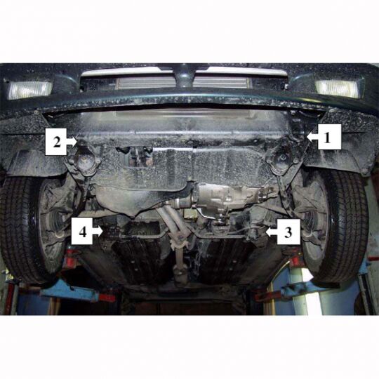 Kolchuga Защита двигателя, КПП и радиатора на ВАЗ 2114 '01-13