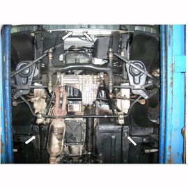 Kolchuga Защита двигателя, КПП и радиатора на ВАЗ Нива 2121 '77-94 (ZiPoFlex-оцинковка)