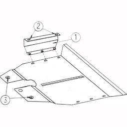 Kolchuga Защита двигателя и КПП на Volkswagen Sharan I '95-10