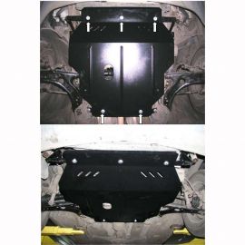 Kolchuga Защита двигателя, КПП и радиатора на Volkswagen Bora '99-05 (бензин) (ZiPoFlex-оцинковка)