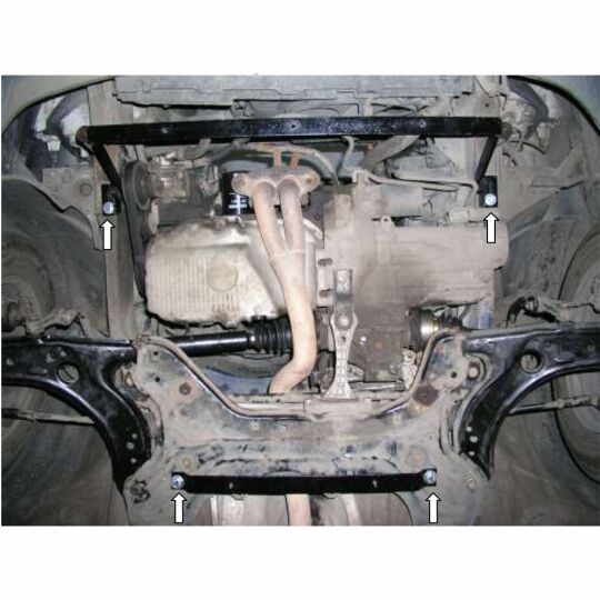 Kolchuga Защита двигателя, КПП и радиатора на Volkswagen Bora '99-05 (бензин) Kolchuga Защита двигателя, КПП и радиатора на Volkswagen Bora '99-05 (бензин)