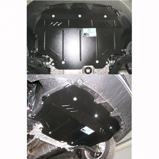 Kolchuga Защита двигателя, КПП и радиатора на Volkswagen Caddy III '04-11 Kolchuga Защита двигателя, КПП и радиатора на Volkswagen Caddy III '04-11