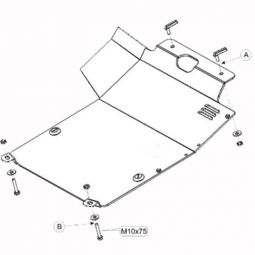 Kolchuga Защита двигателя, КПП и радиатора на Volkswagen Passat B3 '88-93 (V-1,6; 1,8)