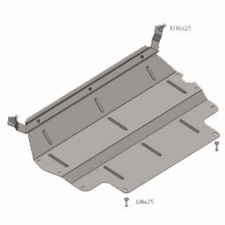 Kolchuga Защита двигателя, КПП и радиатора на Volkswagen Tiguan I '07-15