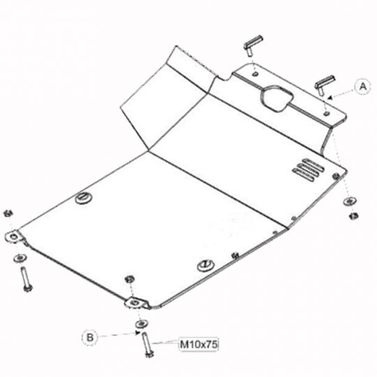 Kolchuga Защита двигателя, КПП и радиатора на Volkswagen Vento '92-98