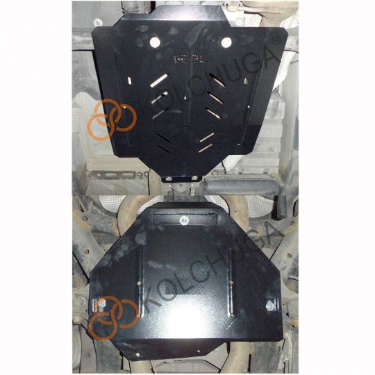 Kolchuga Защита раздатки и заднего моста на Volkswagen Touareg II '10-18 (ZiPoFlex-оцинковка) Kolchuga Защита раздатки и заднего моста на Volkswagen Touareg II '10-18 (ZiPoFlex-оцинковка)