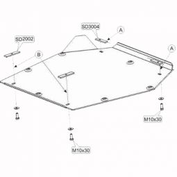 Kolchuga Защита двигателя и КПП на Volvo S60 I '00-09