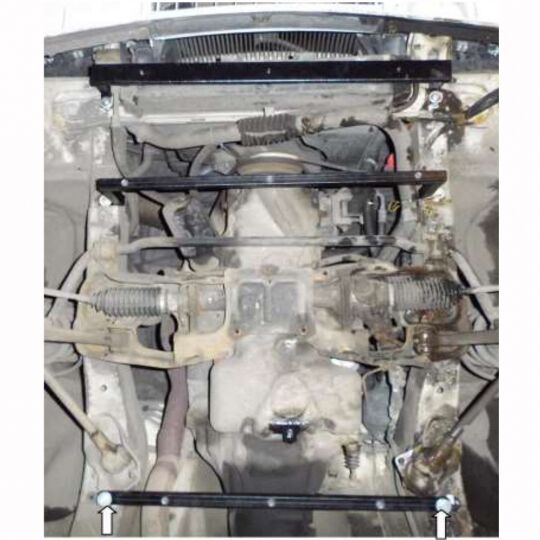 Kolchuga Защита двигателя, КПП и радиатора на Volvo 940 '90-98 (МКПП) Kolchuga Защита двигателя, КПП и радиатора на Volvo 940 '90-98 (МКПП)