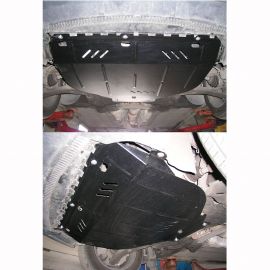 Kolchuga Защита двигателя, КПП и радиатора на Volvo C30 '06-12 (ZiPoFlex-оцинковка)