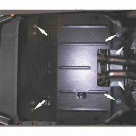 Kolchuga Защита двигателя, КПП и радиатора на Volvo XC90 I '02-14 (ZiPoFlex-оцинковка)