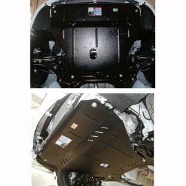 Kolchuga Защита двигателя, КПП и радиатора на Zaz Vida '12- (ZiPoFlex-оцинковка)