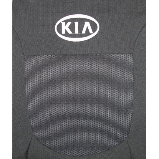 Чехлы в салон модельные для Kia Rio III '11-17 [раздельный] бюджет (комплект)