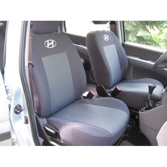 Чехлы в салон модельные для Hyundai Matrix '01-10 [п/спинка-вырез] премиум (комплект)