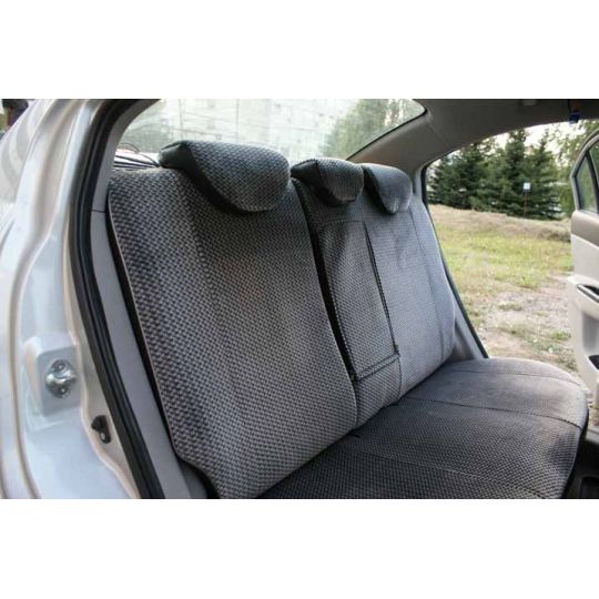 Чехлы в салон Пилот для  HYUNDAI Accent 11- (деленные)