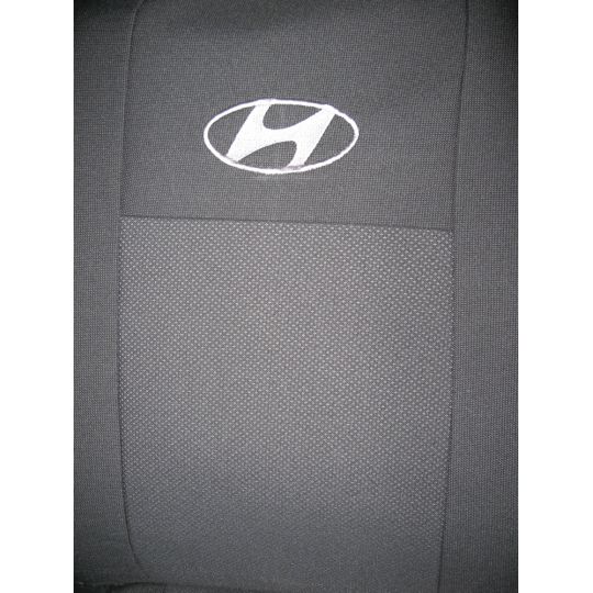 Чехлы в салон модельные для Hyundai Tucson I '04- премиум (комплект) Чехлы в салон модельные для Hyundai Tucson I '04- премиум (комплект)